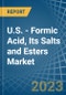 U.S. - Formic Acid, Its Salts and Esters - Market Analysis, Forecast, Size, Trends and Insights. Update: COVID-19 Impact - Product Thumbnail Image