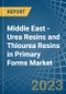 Middle East - Urea Resins and Thiourea Resins in Primary Forms - Market Analysis, Forecast, Size, Trends and insights. Update: COVID-19 Impact - Product Image