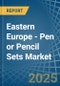 Eastern Europe - Pen or Pencil Sets - Market Analysis, Forecast, Size, Trends and Insights. Update: COVID-19 Impact - Product Image