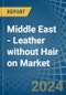 Middle East - Leather without Hair on (Including Sheep, Lamb, Goat or Kid Skin Leather) - Market Analysis, Forecast, Size, Trends and Insights. Update: COVID-19 Impact - Product Image