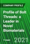 Profile of Bolt Threads: a Leader in Novel Biomaterials - Product Thumbnail Image