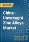 China - Unwrought Zinc Alloys - Market Analysis, Forecast, Size, Trends and Insights. Update: COVID-19 Impact - Product Thumbnail Image