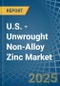 U.S. - Unwrought Non-Alloy Zinc - Market Analysis, Forecast, Size, Trends and Insights. Update: COVID-19 Impact - Product Thumbnail Image