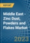 Middle East - Zinc Dust, Powders and Flakes (Excluding Zinc Dust Powders or Flakes Prepared as Colours, Paints or the like, Zinc Pellets) - Market Analysis, Forecast, Size, Trends and Insights. Update: COVID-19 Impact - Product Thumbnail Image