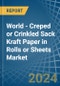 World - Creped or Crinkled Sack Kraft Paper in Rolls or Sheets - Market Analysis, Forecast, Size, Trends and insights. Update: COVID-19 Impact - Product Image