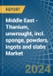 Middle East - Titanium, unwrought, incl. sponge, powders, ingots and slabs - Market Analysis, Forecast, Size, Trends and Insights. Update: COVID-19 Impact - Product Thumbnail Image