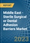 Middle East - Sterile Surgical or Dental Adhesion Barriers - Market Analysis, Forecast, Size, Trends and Insights. Update: COVID-19 Impact - Product Thumbnail Image