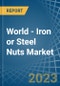 World - Iron or Steel Nuts (Including Self-Locking Nuts) - Market Analysis, Forecast, Size, Trends and Insights. Update: COVID-19 Impact - Product Image