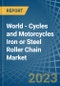 World - Cycles and Motorcycles Iron or Steel Roller Chain - Market Analysis, Forecast, Size, Trends and Insights. Update: COVID-19 Impact - Product Image