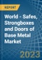 World - Safes, Strongboxes and Doors of Base Metal - Market Analysis, Forecast, Size, Trends and Insights. Update: COVID-19 Impact - Product Image