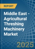 Middle East - Agricultural Threshing Machinery - Market Analysis, Forecast, Size, Trends and Insights. Update: COVID-19 Impact- Product Image