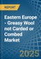 Eastern Europe - Greasy Wool not Carded or Combed - Market Analysis, Forecast, Size, Trends and Insights. Update: COVID-19 Impact - Product Thumbnail Image