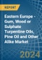 Eastern Europe - Gum, Wood or Sulphate Turpentine Oils, Pine Oil and Other Alike - Market Analysis, Forecast, Size, Trends and Insights. Update: COVID-19 Impact - Product Thumbnail Image