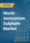 World - Ammonium Sulphate - Market Analysis, Forecast, Size, Trends and Insights. Update: COVID-19 Impact - Product Image