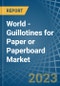 World - Guillotines for Paper or Paperboard - Market Analysis, forecast, Size, Trends and Insights. Update: COVID-19 Impact - Product Image
