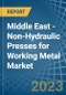 Middle East - Non-Hydraulic Presses for Working Metal - Market Analysis, forecast, Size, Trends and Insights. Update: COVID-19 Impact - Product Thumbnail Image