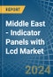 Middle East - Indicator Panels with Lcd - Market Analysis, Forecast, Size, Trends and Insights. Update: COVID-19 Impact - Product Thumbnail Image