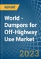 World - Dumpers for Off-Highway Use - Market Analysis, forecast, Size, Trends and Insights. Update: COVID-19 Impact - Product Image