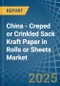 China - Creped or Crinkled Sack Kraft Paper in Rolls or Sheets - Market Analysis, Forecast, Size, Trends and insights. Update: COVID-19 Impact - Product Thumbnail Image