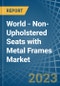 World - Non-Upholstered Seats with Metal Frames - Market Analysis, Forecast, Size, Trends and Insights. Update: COVID-19 Impact - Product Image