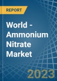 World - Ammonium Nitrate - Market Analysis, Forecast, Size, Trends and Insights. Update: COVID-19 Impact- Product Image