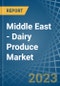 Middle East - Dairy Produce - Market Analysis, Forecast, Size, Trends and Insights. Update: COVID-19 Impact - Product Image