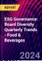 ESG Governance: Board Diversity Quarterly Trends - Food & Beverages - Product Thumbnail Image