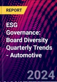 ESG Governance: Board Diversity Quarterly Trends - Automotive- Product Image