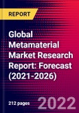 Global Metamaterial Market Research Report: Forecast (2021-2026)- Product Image