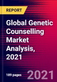 Global Genetic Counselling Market Analysis, 2021- Product Image