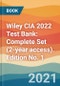 Wiley CIA 2022 Test Bank: Complete Set (2-year access). Edition No. 1 - Product Thumbnail Image