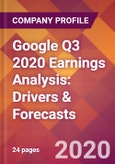 Google Q3 2020 Earnings Analysis: Drivers & Forecasts- Product Image