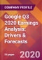 Google Q3 2020 Earnings Analysis: Drivers & Forecasts - Product Thumbnail Image