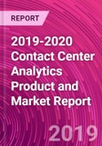 2019-2020 Contact Center Analytics Product and Market Report- Product Image