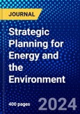 Strategic Planning for Energy and the Environment- Product Image