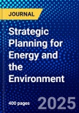 Strategic Planning for Energy and the Environment- Product Image