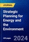 Strategic Planning for Energy and the Environment - Product Thumbnail Image