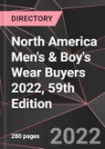 North America Men's & Boy's Wear Buyers 2022, 59th Edition- Product Image