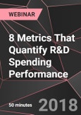 8 Metrics That Quantify R&D Spending Performance - Webinar (Recorded)- Product Image
