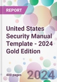 United States Security Manual Template - 2024 Gold Edition- Product Image