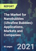 The Market for Nanobubbles (Ultrafine Bubbles): Applications, Markets and Companies- Product Image