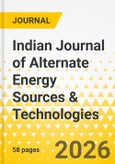 Indian Journal of Alternate Energy Sources & Technologies- Product Image