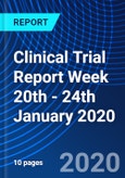 Clinical Trial Report Week 20th - 24th January 2020- Product Image