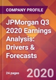 JPMorgan Q3 2020 Earnings Analysis: Drivers & Forecasts- Product Image