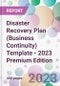 Disaster Recovery Plan (Business Continuity) Template - 2023 Premium Edition  - Product Image