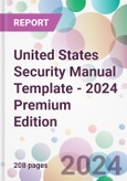 United States Security Manual Template - 2024 Premium Edition- Product Image