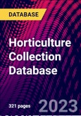 Horticulture Collection Database- Product Image