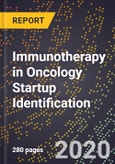 Immunotherapy in Oncology Startup Identification- Product Image