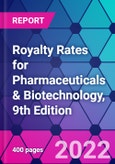 Royalty Rates for Pharmaceuticals & Biotechnology, 9th Edition- Product Image