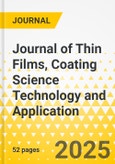 Journal of Thin Films, Coating Science Technology and Application- Product Image